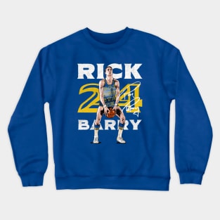 rick barry free throw Crewneck Sweatshirt